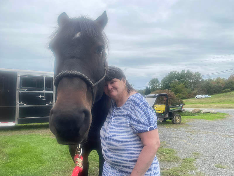 Bodie and friend from Ephphatha Farm's Open House