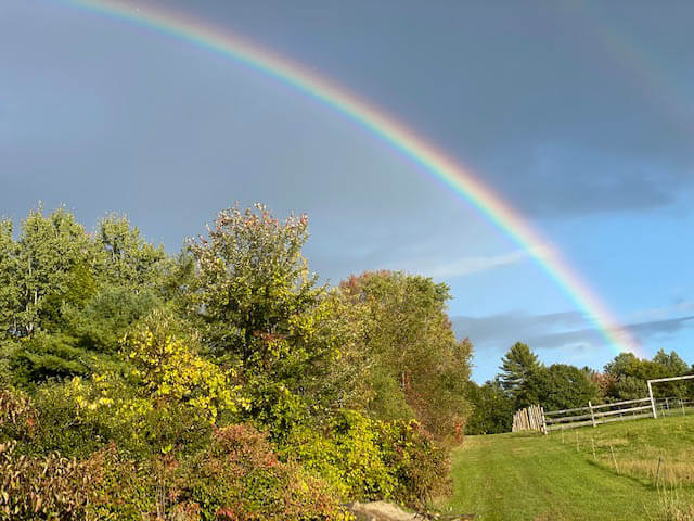 A rainbow over Ephphatha Farms